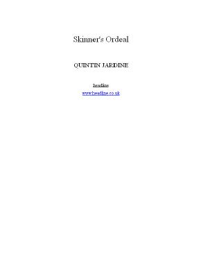 [Bob Skinner 05] • 05 - Skinner's Ordeal